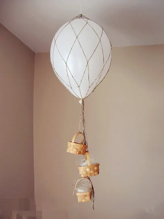Free Shipping Hot Air Balloons With Plastic String Net Table