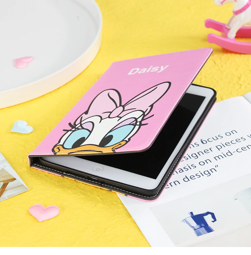 Tanie Etui dla nowego ipad 9.7 cal 2017 2018 dla ipad Air 1 Air 2 dla ipad Pro 9.7, EQHTX Cartoon inteligentne silikon PU skórzane etui