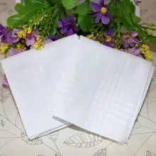 10 шт. Ретро Белое Атласное плетение пододеяльник хлопчатобумажные носовые платки женские и мужские свадебные карманные квадратные гостиничные Ресторан белые платки из ткани