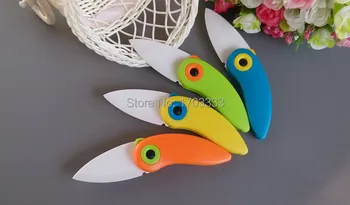 

Novelty Bird Shaped Folding Ceramic Knife Fruit Peeler Paner Parer Vegetable Cutting Paring Mini Knives Kitchen Cutter Tool