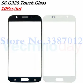 

10Pcs/lot LCD Front Digitizer Touch Screen Glass For Samsung Galaxy S6 G920 G920F G9200 Replacement Parts Outer Glass