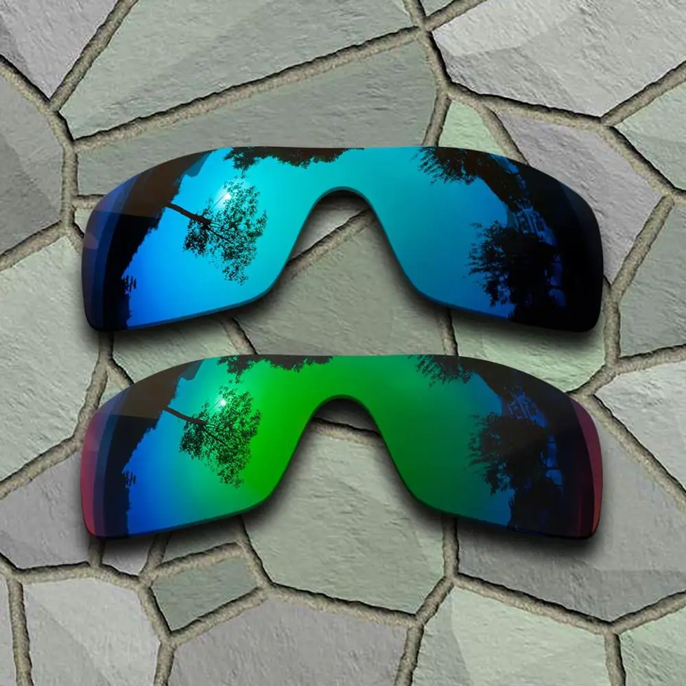 Солнцезащитные очки поляризованные Сменные линзы для солнцезащитных очков - Цвет линз: Sky Blue-Jade Green