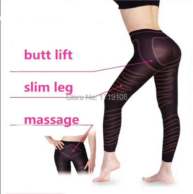 Hot Control Panties Skinny Leg Shape Beauty Butt Lifter Pants Waist Massage Tight Women Slimming Body Shapers Underwear Body