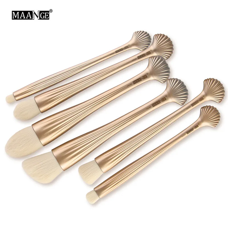 

Makeup Brush Cosmetic Blusher New 6pcs Shell Eye Shadow Brushes Set Kit New fashion handy drop shipping 17sep4