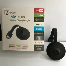 Новая упаковка Anycast MX Plus высококачественный wifi дисплей HD tv dongle tv stick Miracast Airplay DLNA tv stick