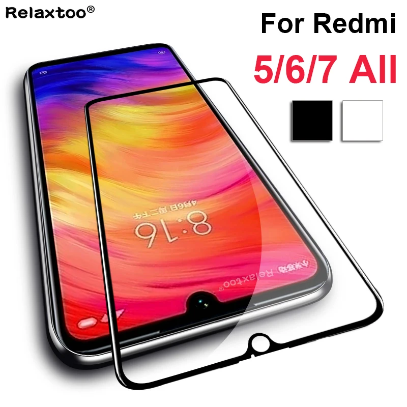 

Tempered Glass Case On The For Xiaomi Redmi Note 7 6 Pro 6a 5 Plus 5a Xaomi Xiami Ksiomi Xiomi Redme Note7 Protective Cover Film