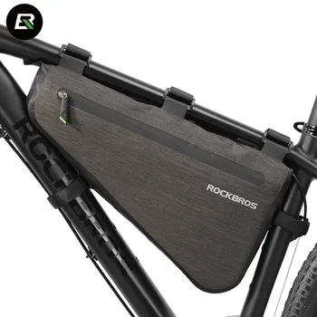 

Rockbros Bicycle Bag Waterproof Rainproof MTB Bike Bag 5L 8L Large Capacity Cycling Frame Triangle Saddle Bag Bike Accessories