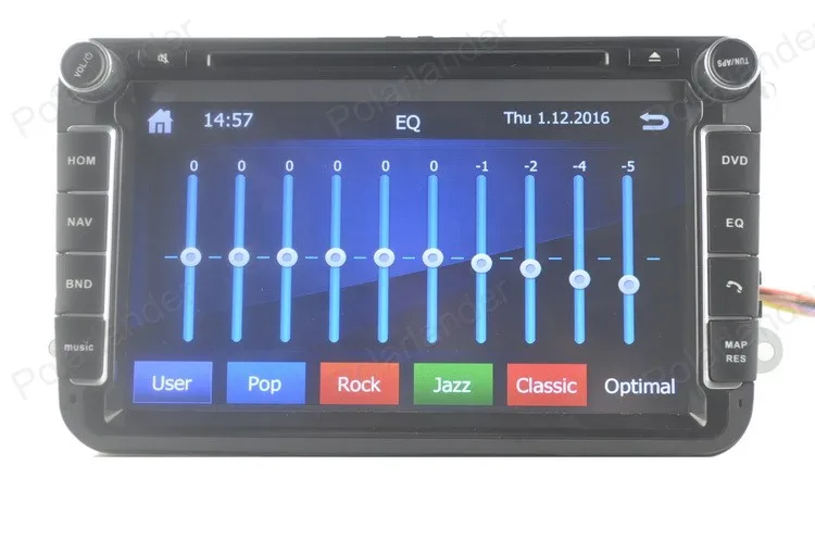 Top 8 inch Car Video Players Car DVD For VW/POLO/PASSAT/Golf/Skoda/Octavia/SEAT/LEON With Wifi Radio GPS Navigation 18