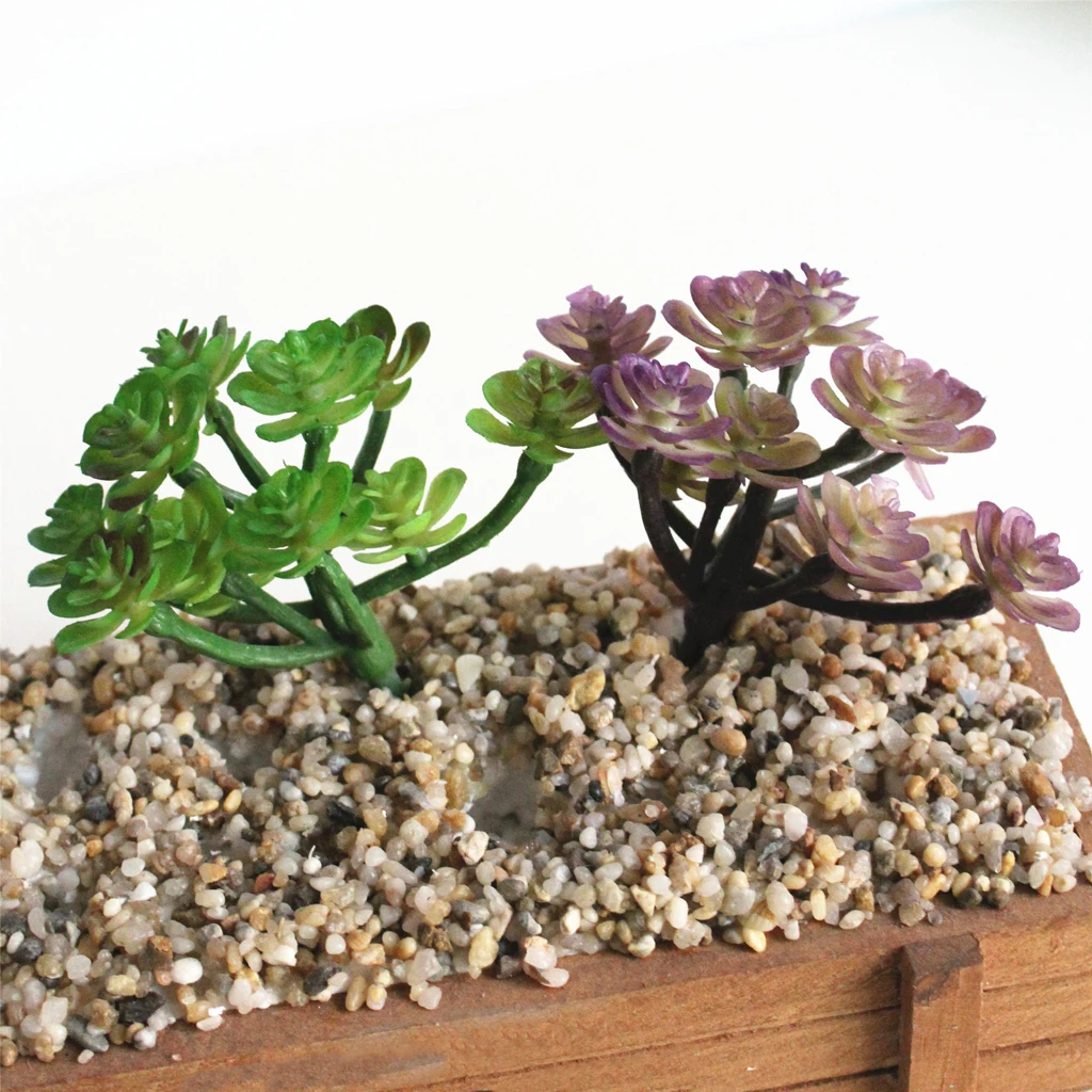 Vivid Faux Cactus Plants Artificial Succulent Flower for Garden Window Office Home Decor Room Shop Cafe Display