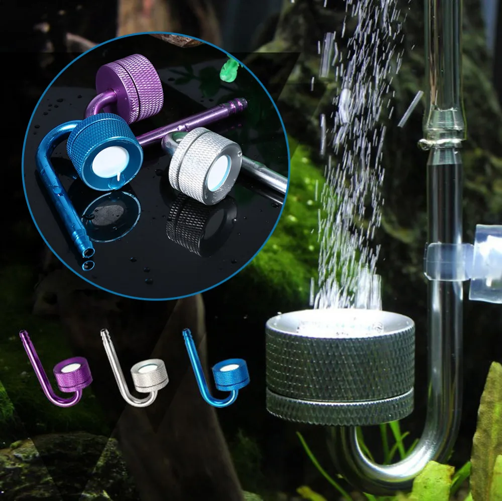 

Aluminum 6cm Aquarium CO2 Diffuser Carbon Dioxide Atomizer for Fish Tank Aquarium Plant