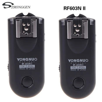 

Yongnuo RF-603II N3 Wireless Remote Flash Trigger Transceivers and Receiver integration for Nikon D750 D7200 D5300 D3300 D610