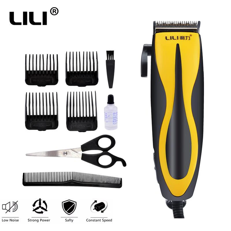 LILI Professional Stainless Steel Cutter Child Hair Clipper Electric