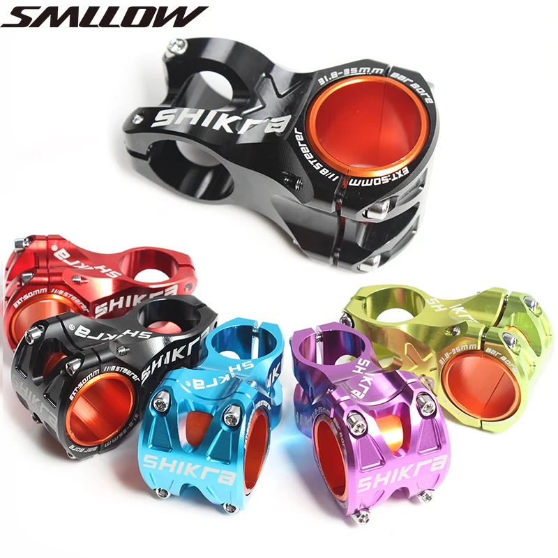 

SMLLOW Degree Rise DH AM Enduro 28.6mm Stem Bicycle 50mm MTB Stem Aluminum Alloy CNC For 35mm / 31.8mm Handlebar
