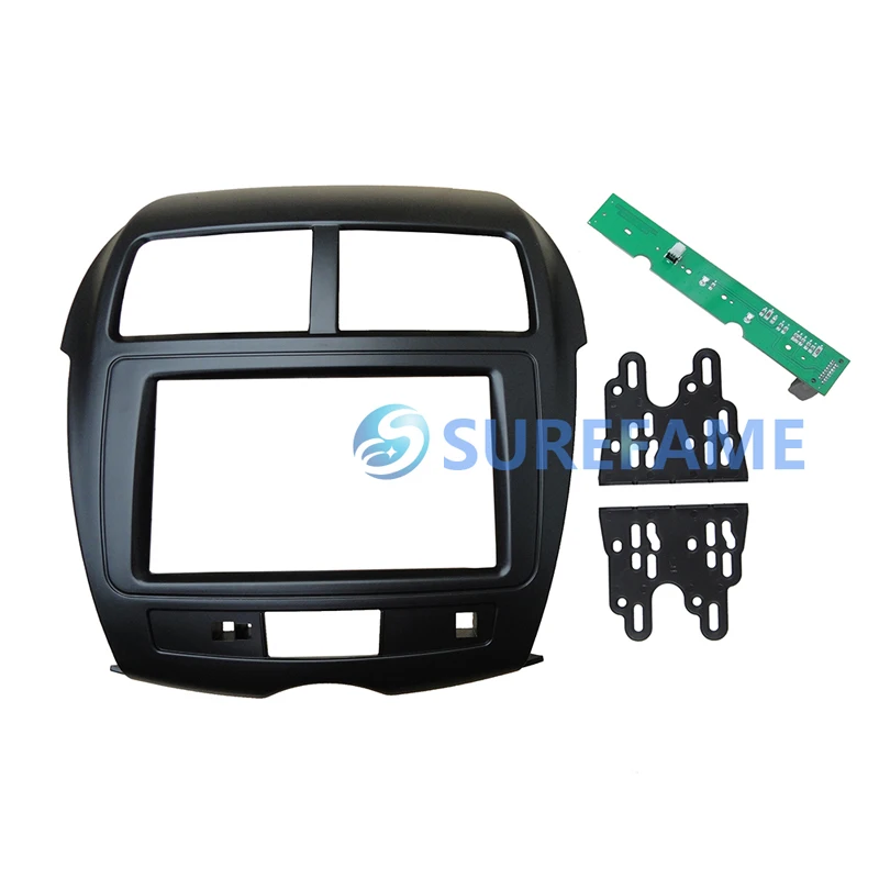 

Car Dash Mount Kit for Mitsubishi ASX RVR Outlander Sport + Harzard PCB 2010+ Stereo CD GPS Panel Face Plate Facia Fascia Bezel