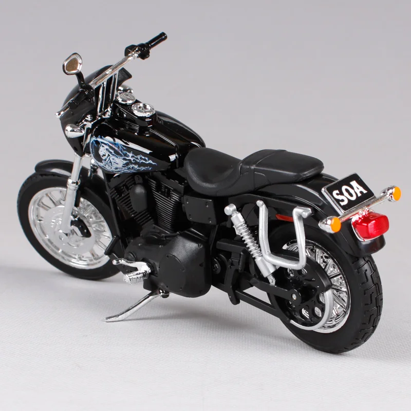 1/12 Harley Son of Anarchy SOA 2006 FXDBI DYNA STREET BOB motorcycle toy models 