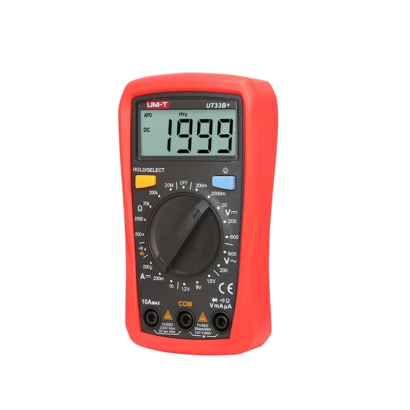 Семейный мультиметр пальмового размера UT33A +/UT33B +/UT33C +/UT33D +