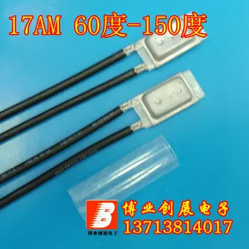 

5pcs/17AM Motor thermal protector 17AM036A5 145 Degrees Celsius Normally closed (N.C) Thermostat Temperature control switch