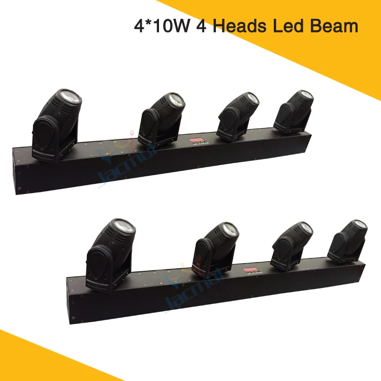 2 шт./лот) 4 головок стойка со светодиодными прожекторами подвижный светильник RGBW светодиодный 4*10 W лучевой светильник