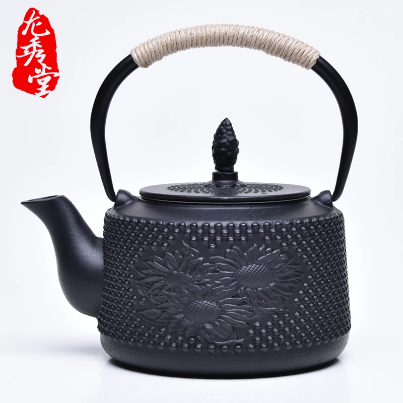 

Hot sale Japanese cast iron teapot Carbon furnace iron kettle kung fu pu'er tea Iron pot oxidized uncoated Free Shipping