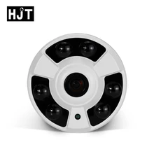 HJT Audio 720P 1 0MP HD fisheye wide angle Surveillance ip camera p2p onvif Indoor security
