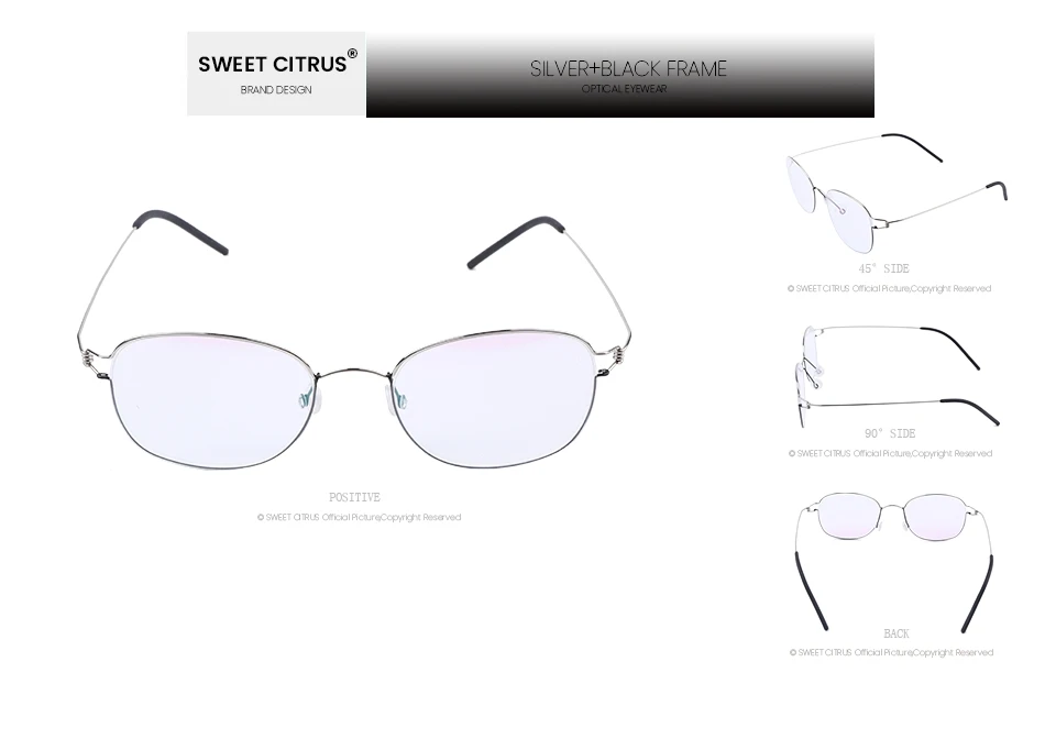 Симпатичные Cirtus из титанового сплава оптические прозрачные очки оправа мужские очки по рецепту женские брендовые дизайнерские корейские очки для близорукости