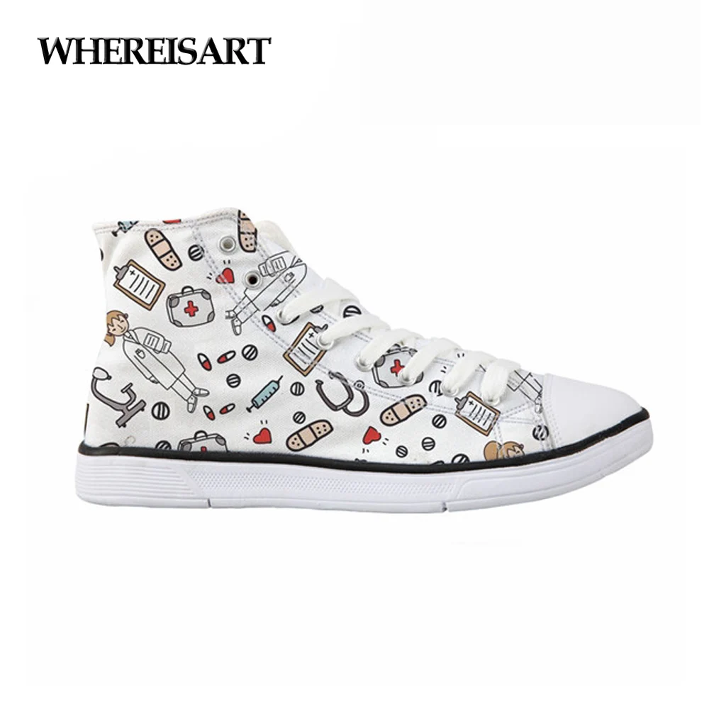 Whereisart Sketch Medical Pattern Fashion Sneakers Women Casual High Top Vulcanize Shoes For Teenage Girls Canvas Lace Up Shoes Women S Vulcanize Shoes Aliexpress Whereisart Sketch Medical Pattern Fashion Sneakers Women Casual High Top Vulcanize Shoes For Teenage Girls Canvas Lace Up Shoes Women S Vulcanize Shoes Aliexpress