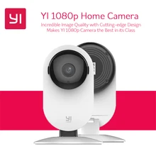 YI 1080p домашняя камера, крытая IP система видеонаблюдения с ночным видением для дома/офиса/ребенка/няни/питомца монитор