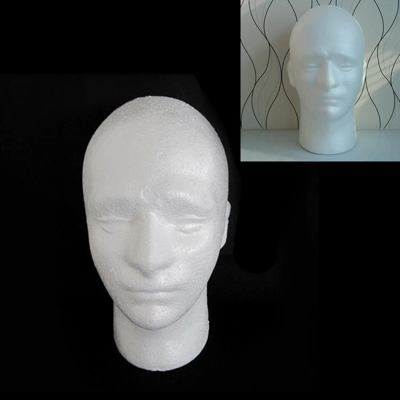 Модель головы манекена головы для волос Мужская мода тренировка головы пенопласт манекен белый манекен мужской головы модель Дисплей салон
