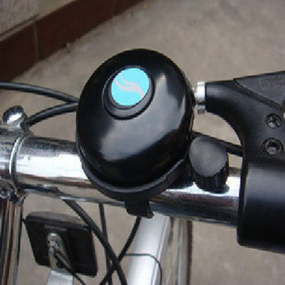 Black Bike Bell Bicycle Ring Classical Handlebar Ring for Safety