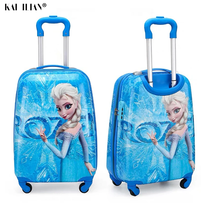 19 inch carry-on Suitcase with wheels kids Spinner luggage carton travel Rolling Luggage trolley bags children's suitcase lovely