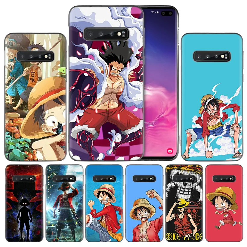 

One Piece Luffy Silicone Case Cover for Samsung Galaxy A50 A70 A40 A30 A20 A20e A10 A9 A8 A7 A6 Plus 2018 M30 M20 M10 Note 8 9