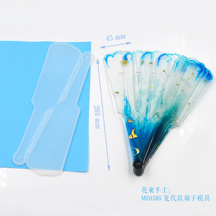 

Flower Invitation_Fan mold manual Lupine token fan Mini fan Epoxy mould New Arrival Summer Sale