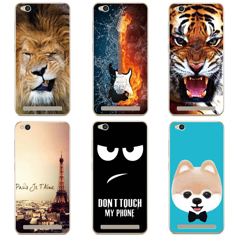 Printing Patterned Painted Case For Xiaomi Redmi 5A 5.0" Silicone Soft Shell Phone Back Cover Fundas |