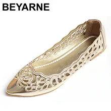 Kostenloser Versand normic spitze bestickte gaze spitz flache spitzeausschnitt schuhe netzwerk damenschuhe flache ferse plus größe