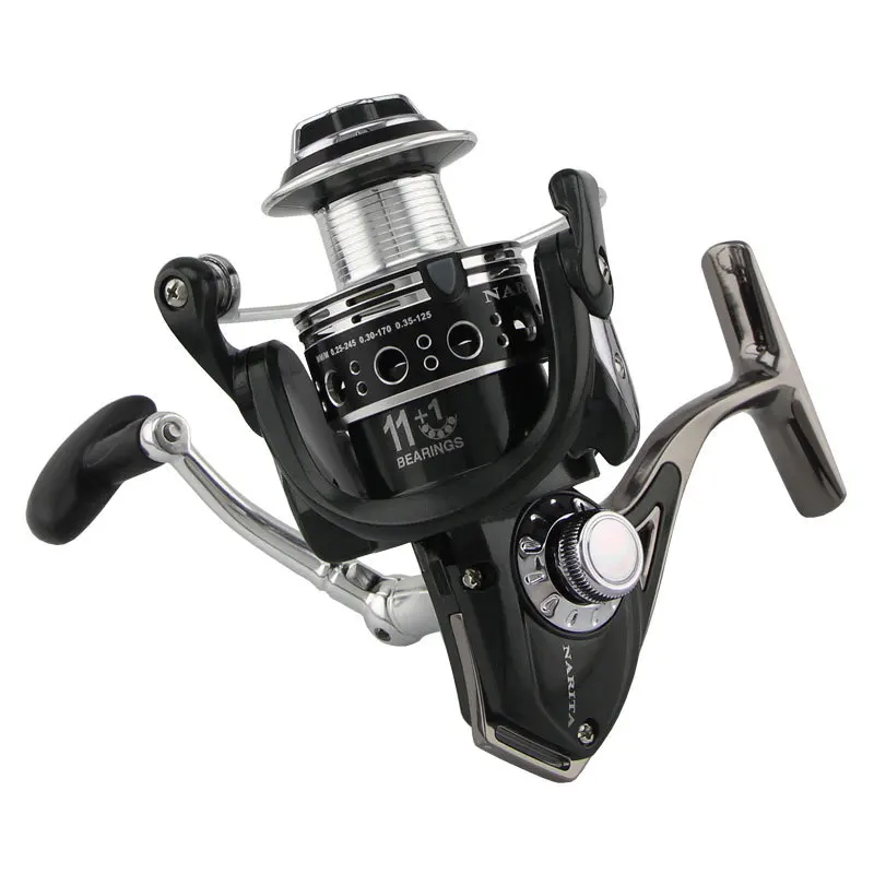 

Carp Fishing Reel Spinning Reels Metal Spool Pesca 11+1BB Crretilha Baitcasting Stainless steel Shaft Rear Drag Wheel