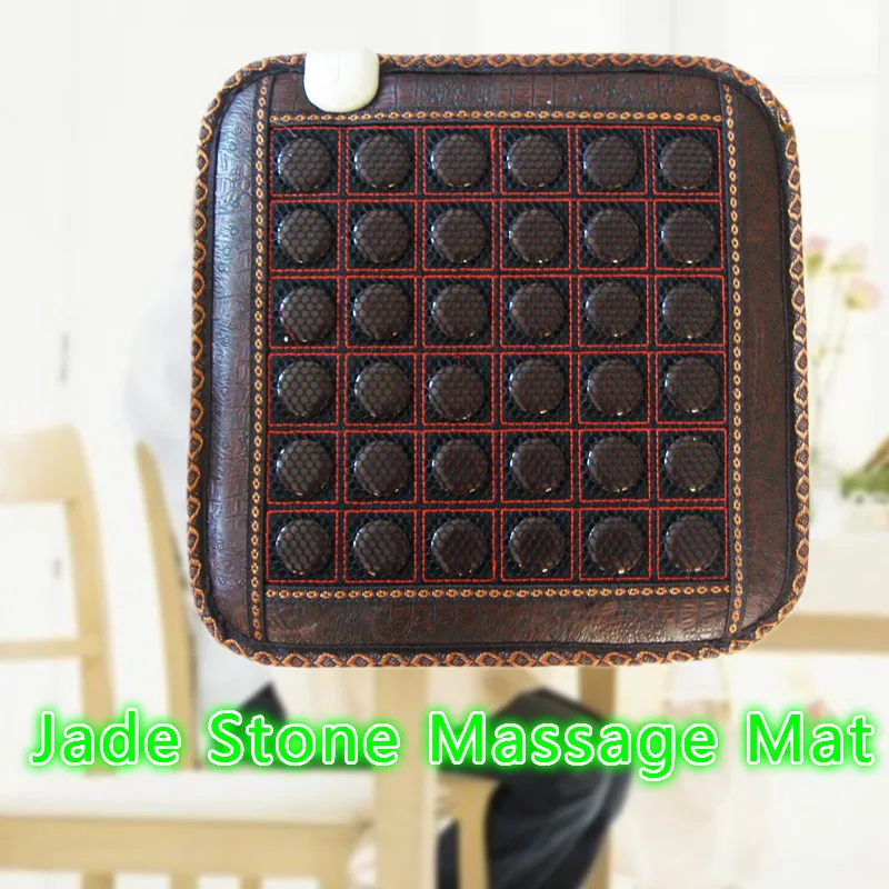 NEW Natural Jade Germanium Tourmaline Stones Infrared Heating Mat Jade