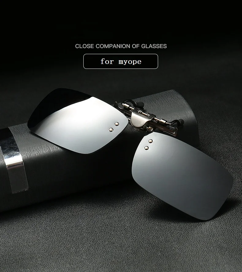 YSO клип на солнцезащитные очки для женщин и мужчин близорукость очки фотохромные поляризованные анти-синий светильник для вождения ночного видения линзы солнцезащитные очки клип