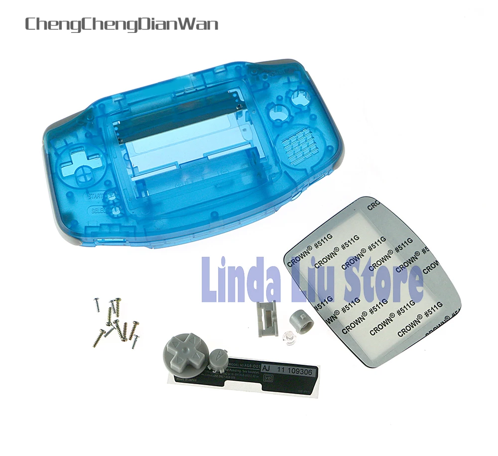 ChengChengDianWan светящийся чехол для GBA Nintendo Game Boy Advance замена корпуса экран светится в