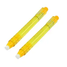 Случайный цвет нажмите ручка форме желтый Пластик ластик держатель 115x6 мм