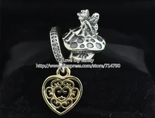 925 Sterling Silver Charm & Bead Jewelry Sets with Charm Box Fit European Bracelets Necklaces-Forest Fairy Gift Set