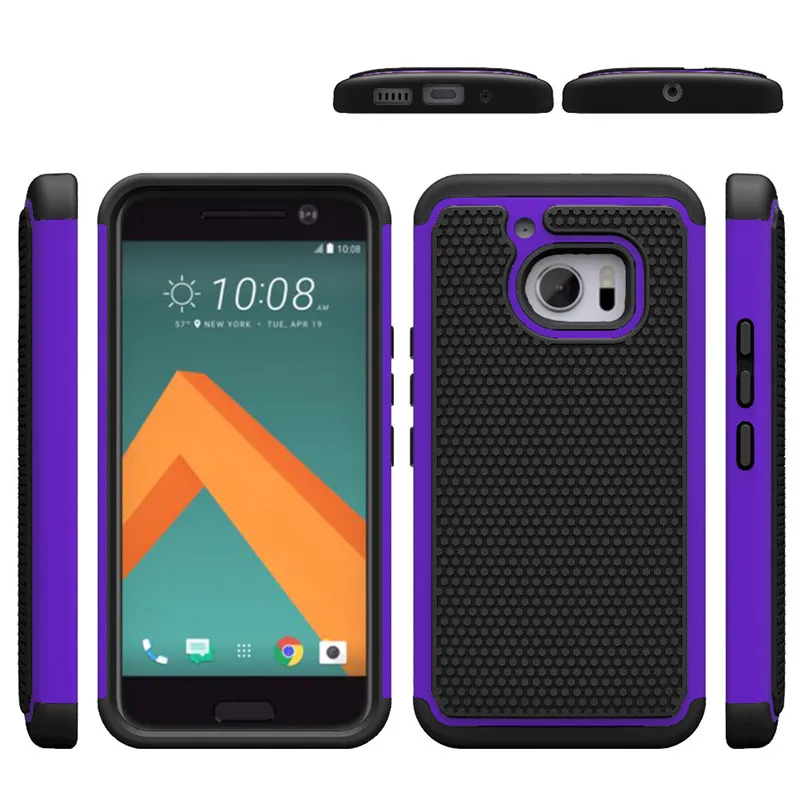 

wholesale 3 in 1 Colorful Football pattern phone case for HTC One M8 case TPU&PC Hybird Hard Soft Rugged Rubber Phone Case