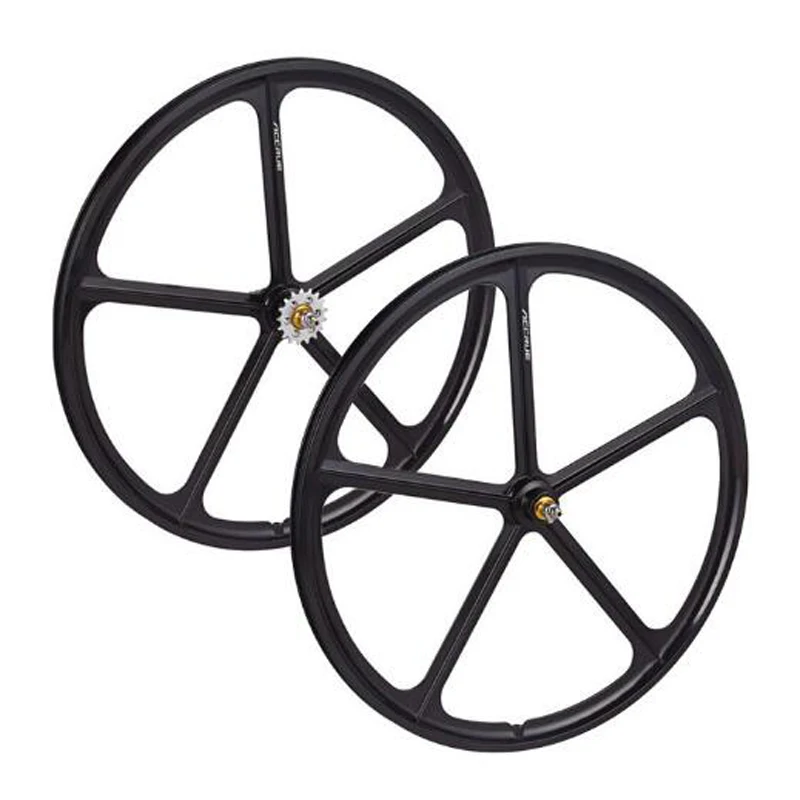 Bici a scatto fisso ruote Cerchioni ruote della bici 700C ruota In Lega di  Magnesio 5 raggi fixie Bicicletta Mag TRI Mag Lega anteriore ruota  posteriore|mag alloy|5 spokefixie bicycle - AliExpress