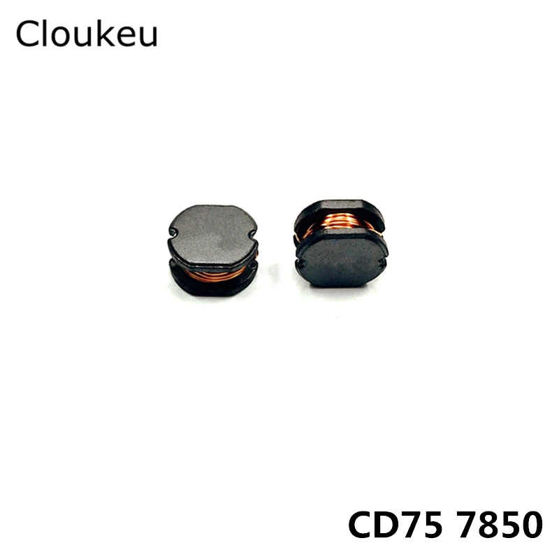 20 шт CD75 100UH Индуктивный чип 7850 100uH 101 Силовые индукторы