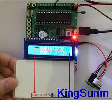 Мини RFID считыватель ID карты RF модуль 125 кГц UART серийный Wiegand круглая спираль