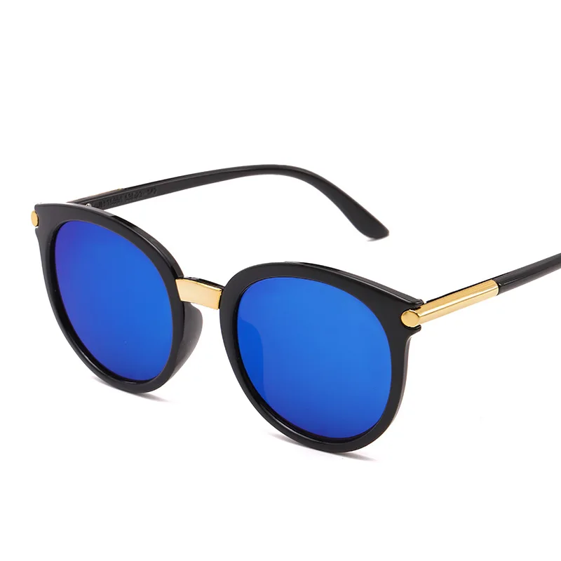 PLINTH модные сексуальные женские солнцезащитные очки кошачий глаз, брендовые дизайнерские Черные Серые розовые солнцезащитные очки для вождения, рыбалки, милые сексуальные женские очки - Цвет линз: bright black blue