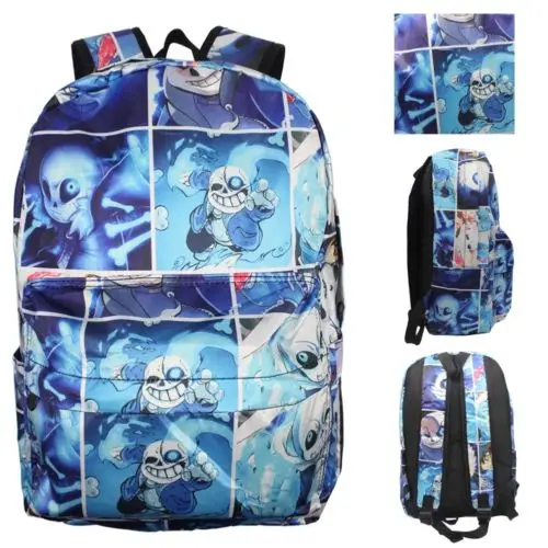 

Hot Game Undertale Sans Papyrus Backpack Printing Backpack Leisure Daily Notebook Backpack Knapsack Travel Student School Bag
