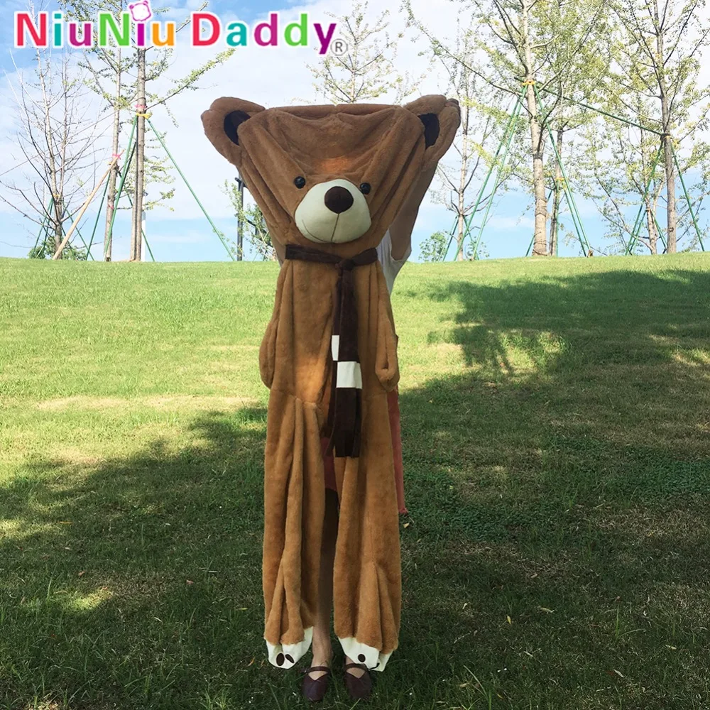 Niuniu-Daddy-High-Quality-Teddy-Bear-Skin-With-Scarf-Unfilling-Cotton-Plush-Toys-Large-Hug-Bears (1)