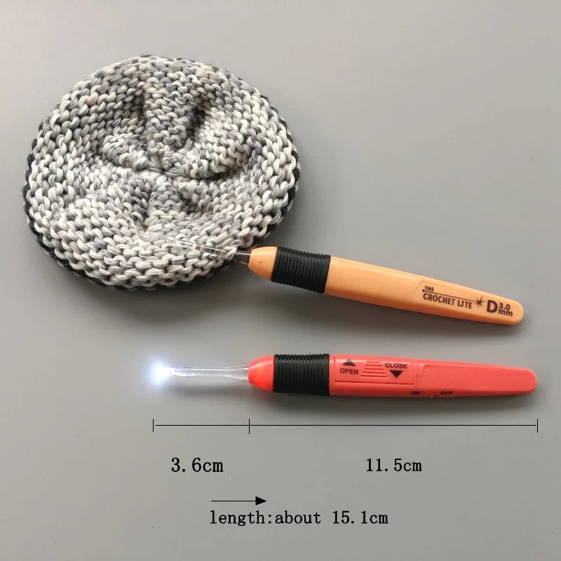 8 шт. вязальные спицы с пластиковой ручкой 2 5 6 мм|knitting needles|handled crochet hookscrochet hooks needles |