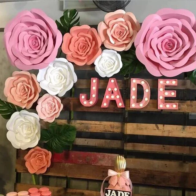 aliexpress com buy diy kits half made giant paper flower large paper flower kits