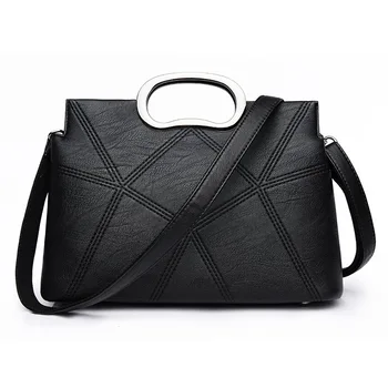 

Chu JJ High Quality Women's Genuine Leather Handbags Thread Shoulder CrossBody Bag Fashion Messenger Bags Women Bags Ladies